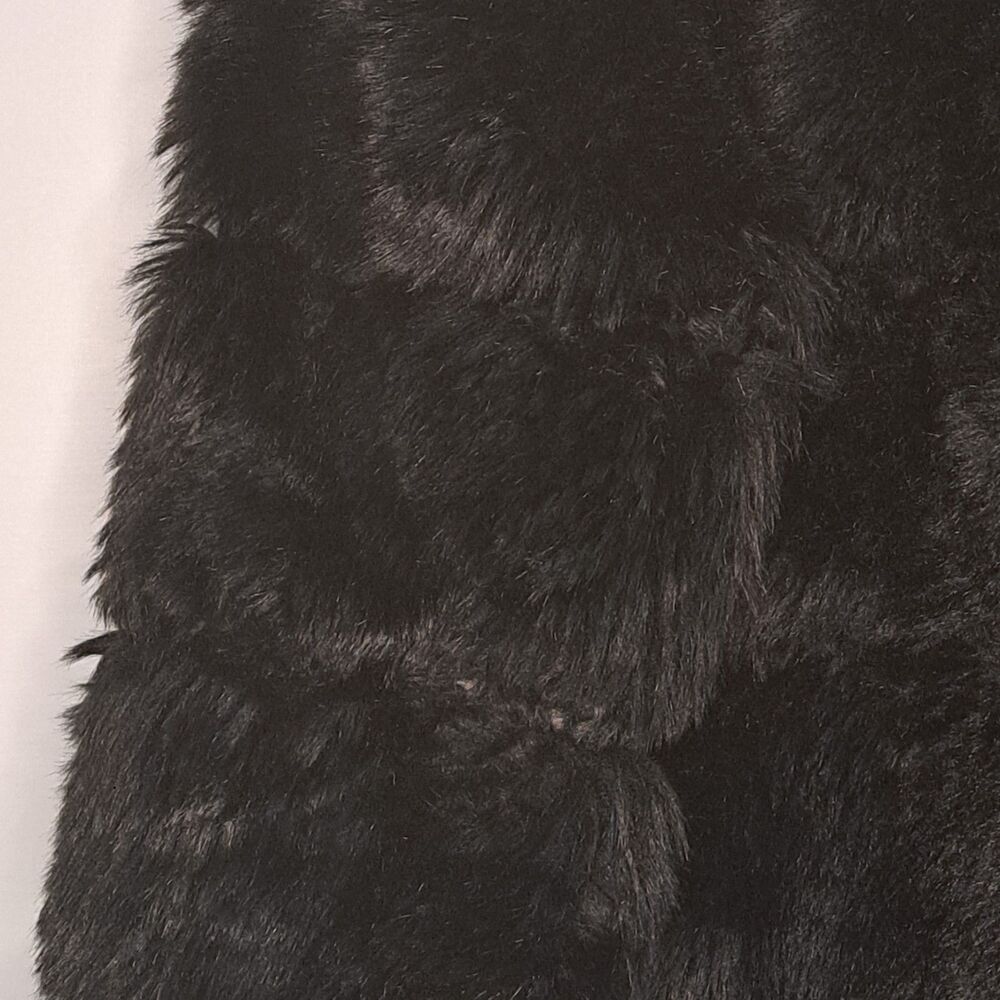 BOPT The Beauty Optimal Product Women's Faux Fur Coat Jacket MP7 Black Large NWT - Picture 6 of 8